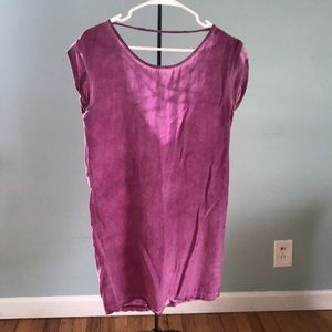 HOODIES cute purple short sleeve dress